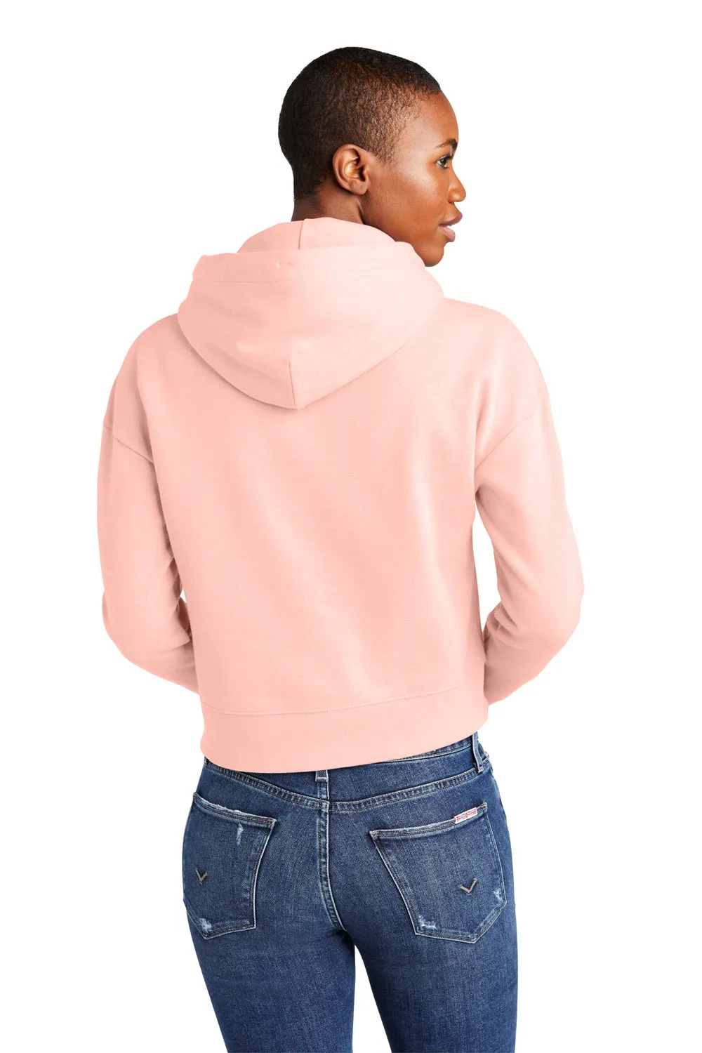 District Womens V.I.T. Fleece Hooded Sweatshirt Hoodie - Rosewater Pink  Buy new Clothing District