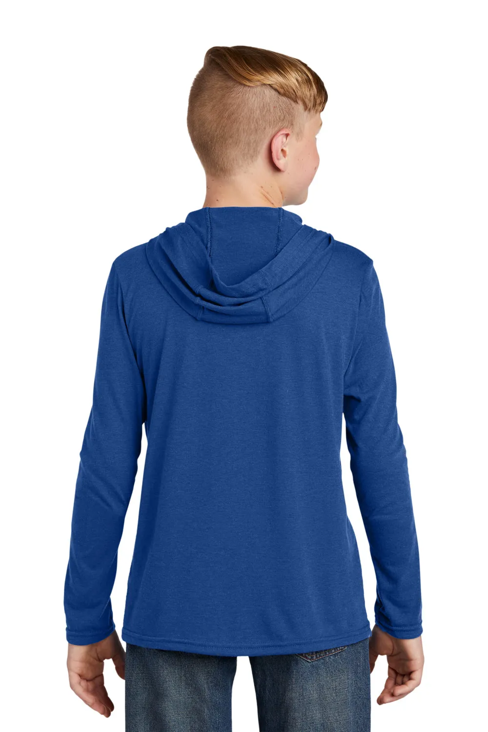 District Youth Perfect Long Sleeve Hooded T-Shirt Hoodie - Deep Royal Blue  Buy new Clothing District