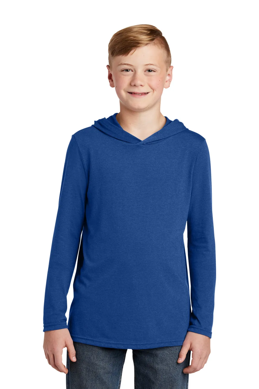 District Youth Perfect Long Sleeve Hooded T-Shirt Hoodie - Deep Royal Blue  Buy new Clothing District