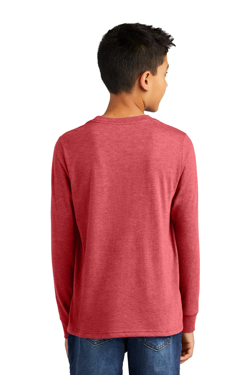 District Youth Perfect Tri Long Sleeve Crewneck T-Shirt - Red Frost  Buy new Clothing District