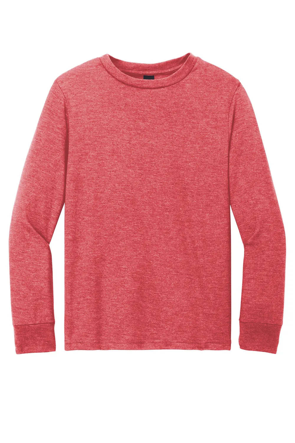District Youth Perfect Tri Long Sleeve Crewneck T-Shirt - Red Frost  Buy new Clothing District