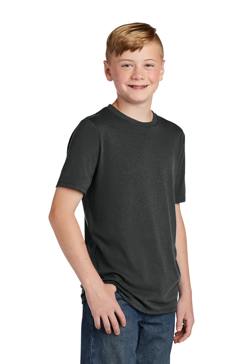 District Youth Perfect Tri Short Sleeve Crewneck T-Shirt - Black Frost  Buy new Clothing District