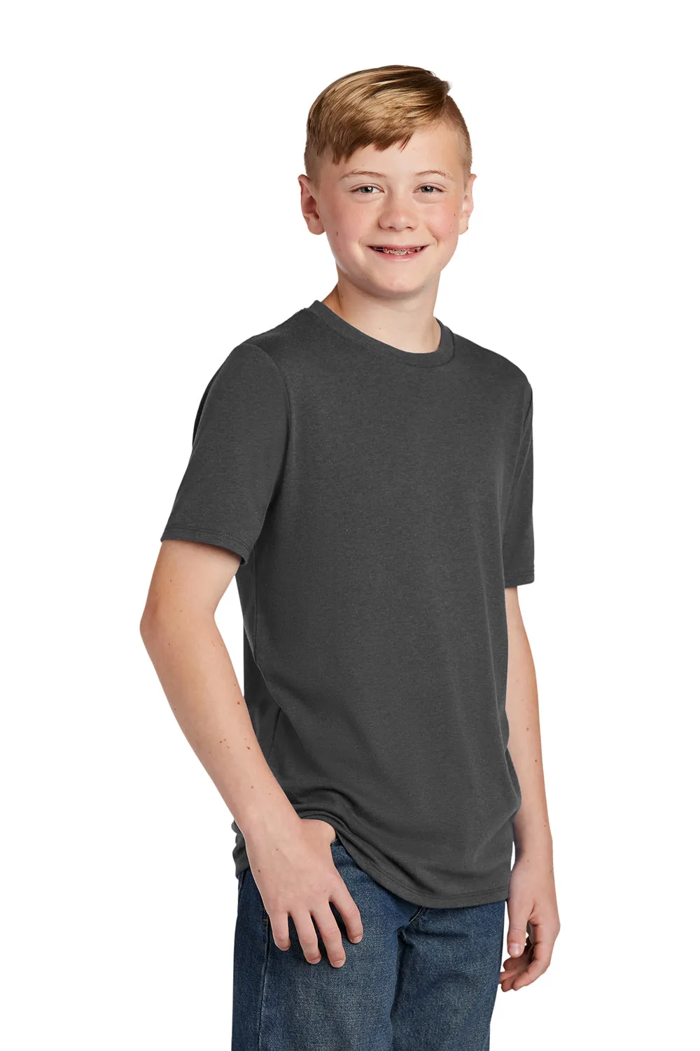 District Youth Perfect Tri Short Sleeve Crewneck T-Shirt - Charcoal Grey  Buy new Clothing District