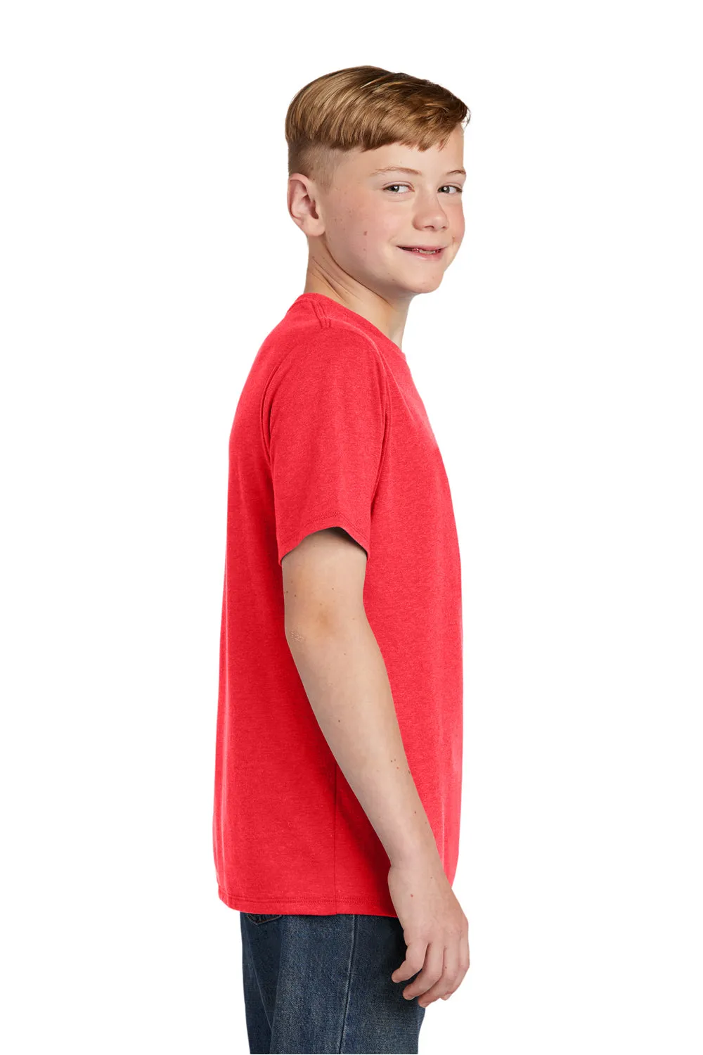 District Youth Perfect Tri Short Sleeve Crewneck T-Shirt - Red Frost  Buy new Clothing District