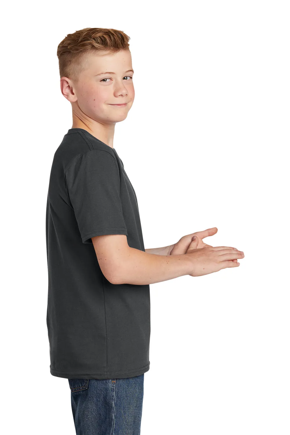District Youth Very Important Short Sleeve Crewneck T-Shirt - Charcoal Grey  Buy new Clothing District