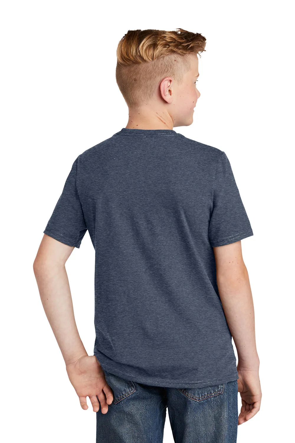 District Youth Very Important Short Sleeve Crewneck T-Shirt - Heather Navy Blue  Buy new Clothing District