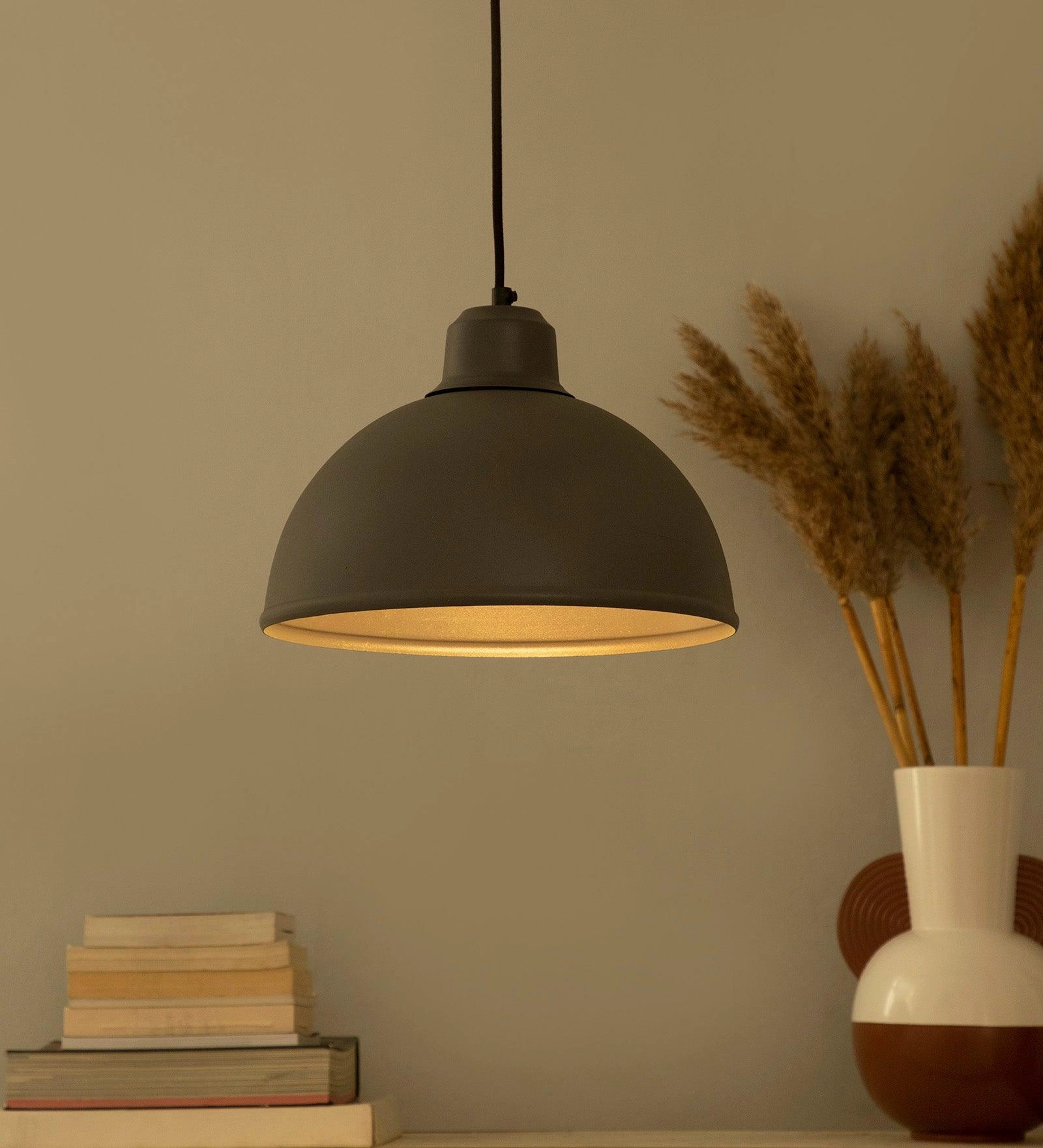 Dome Cork Pendant Light decorative ceiling fixture