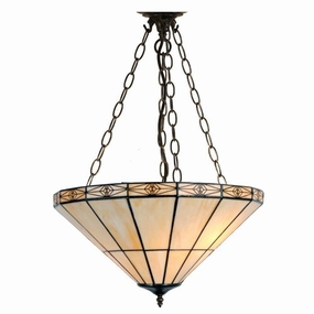 Dorchester Large Inverted Tiffany Ceiling Light recessed ceiling spot lamp