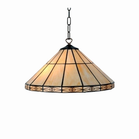 Dorchester Large Tiffany Ceiling Light, single bulb fitting recessed ceiling spot lamp