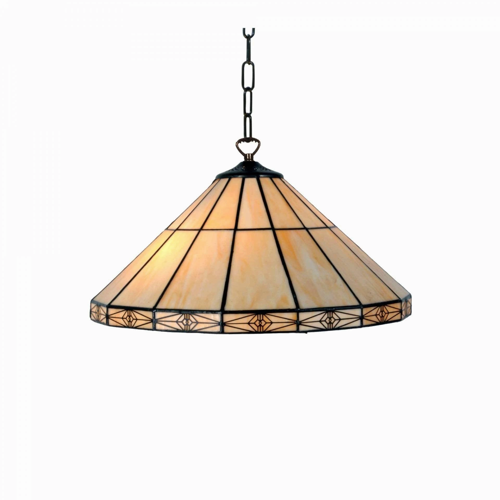 Dorchester Large Tiffany Ceiling Light, single bulb fitting recessed ceiling spot lamp