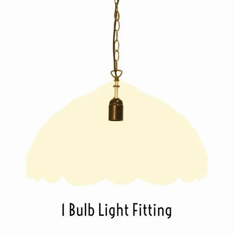 Dorchester Tiffany Ceiling Light, single bulb fitting