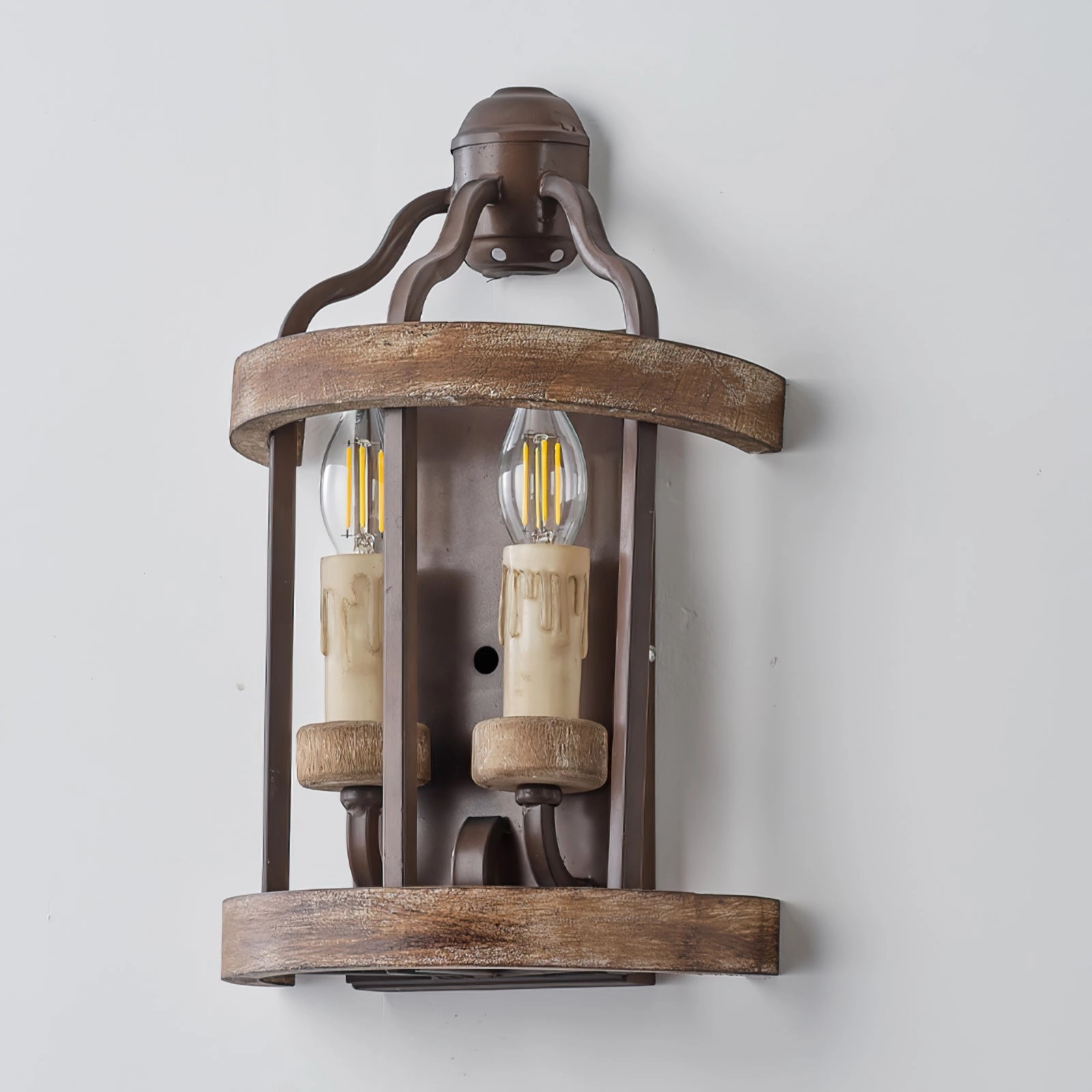 Double Candle Wall Lamp