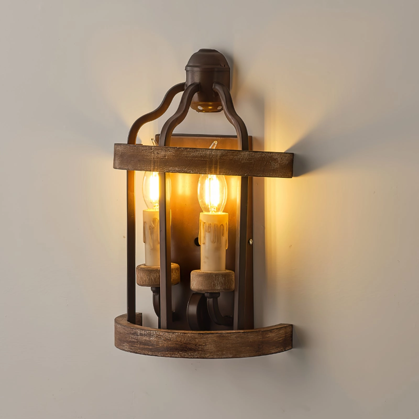Double Candle Wall Lamp