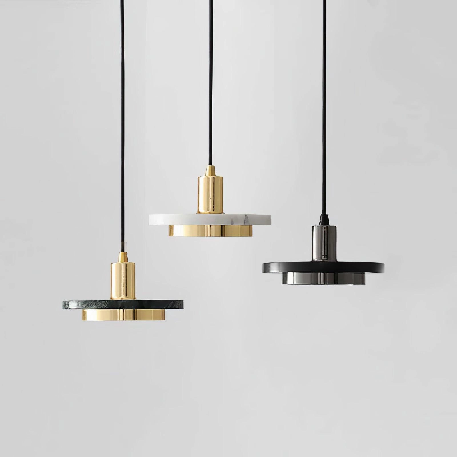 Double Circle Pendant Light