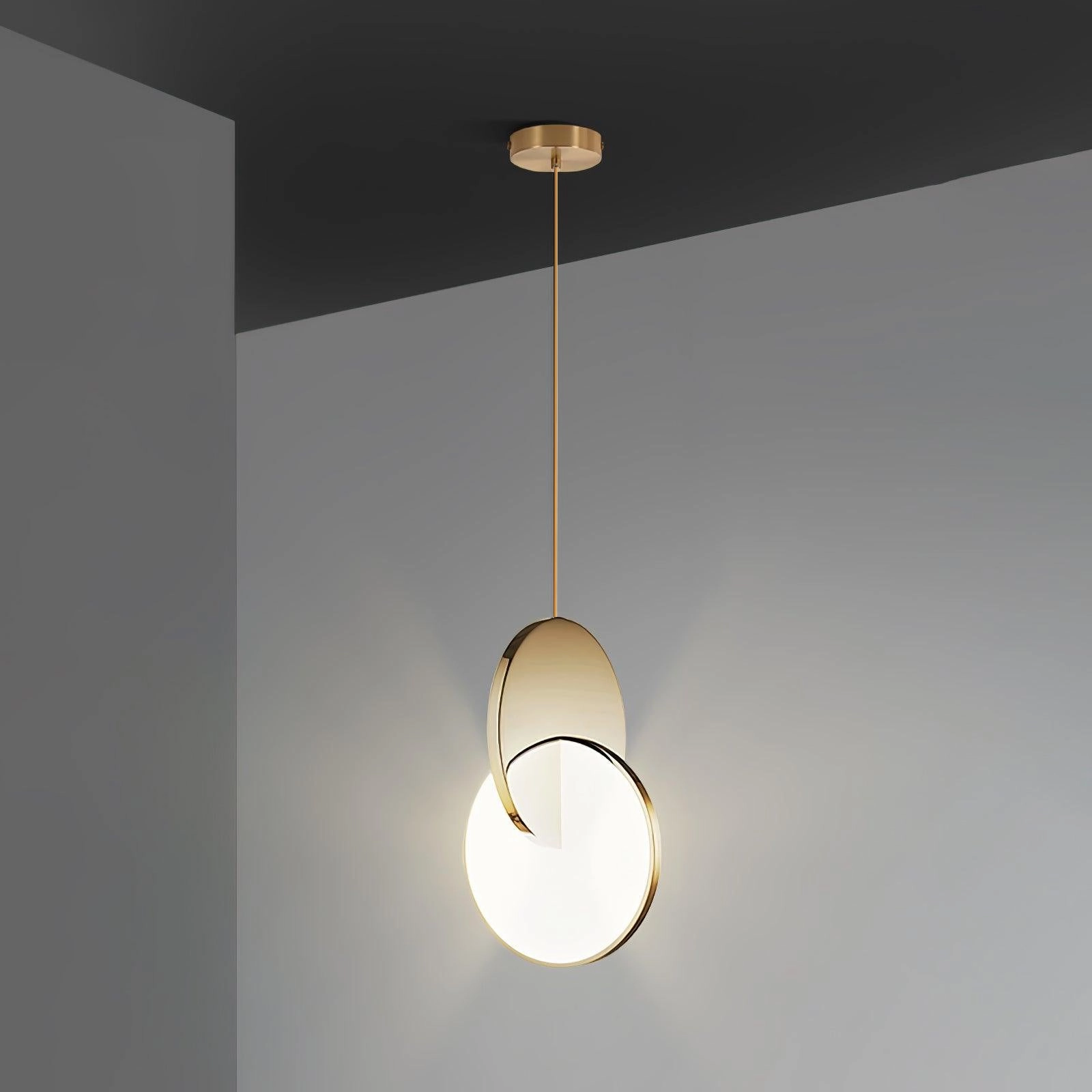 Double Disk Pendant Lamp