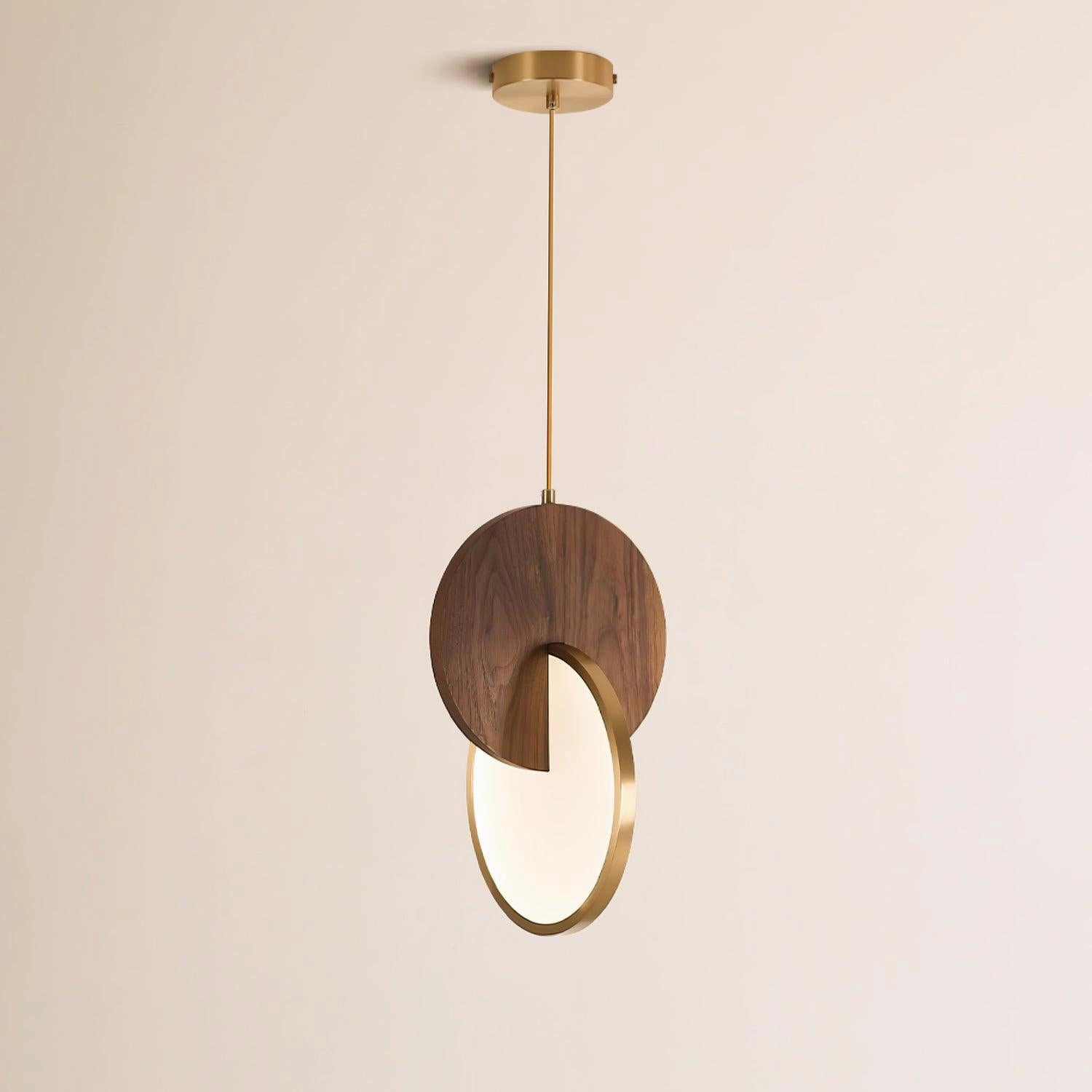 Double Disk Pendant Lamp