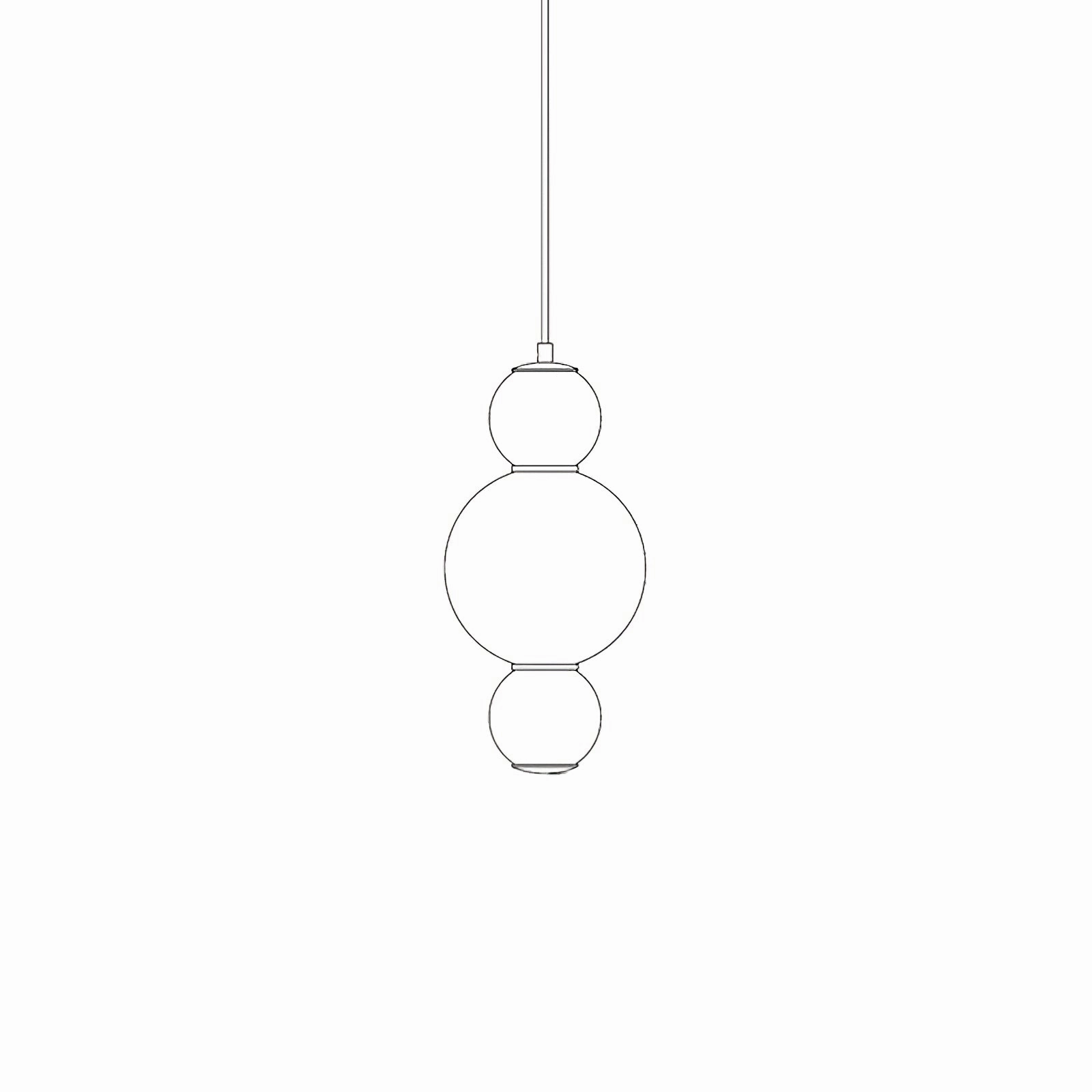 Double Globe Pendant Lamp