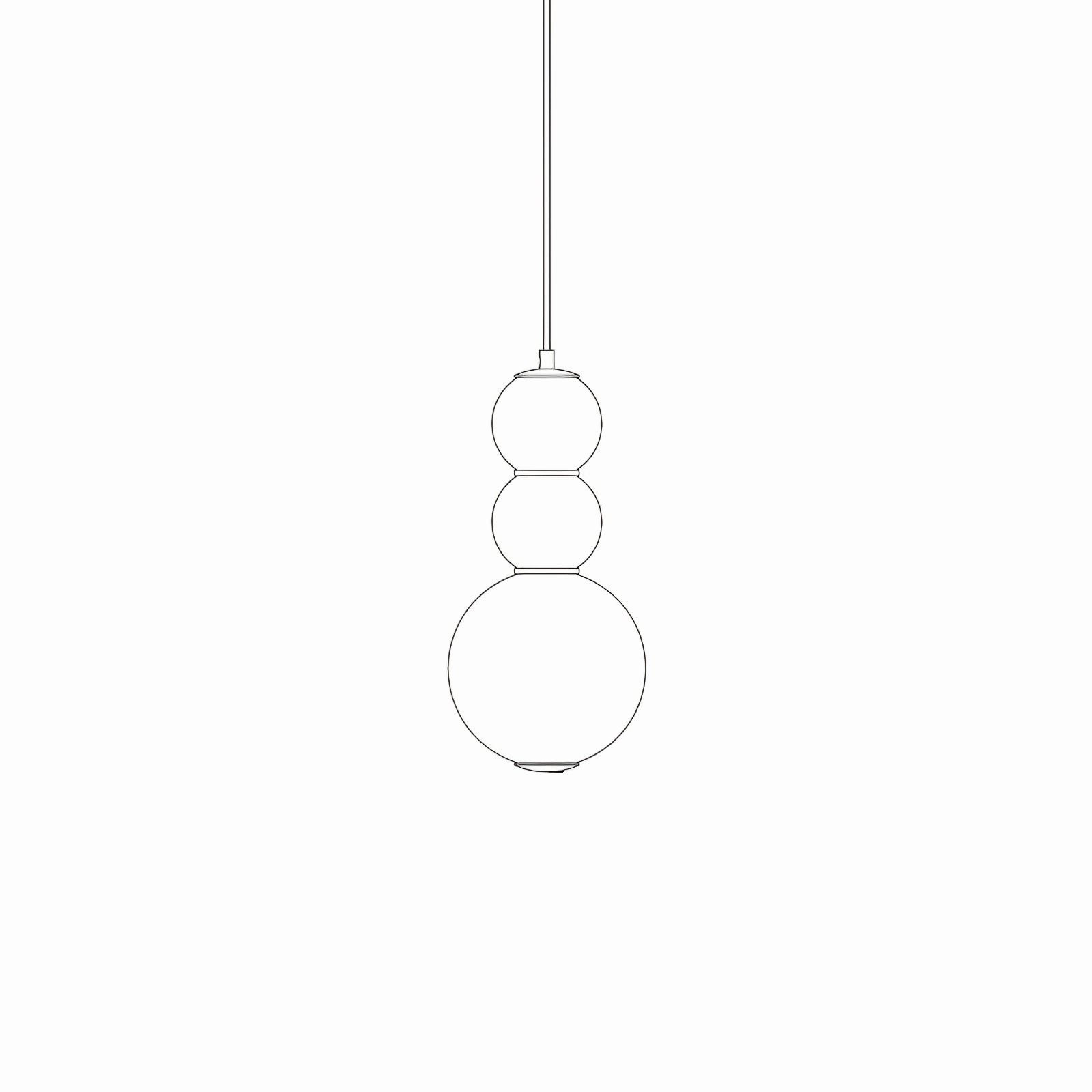 Double Globe Pendant Lamp
