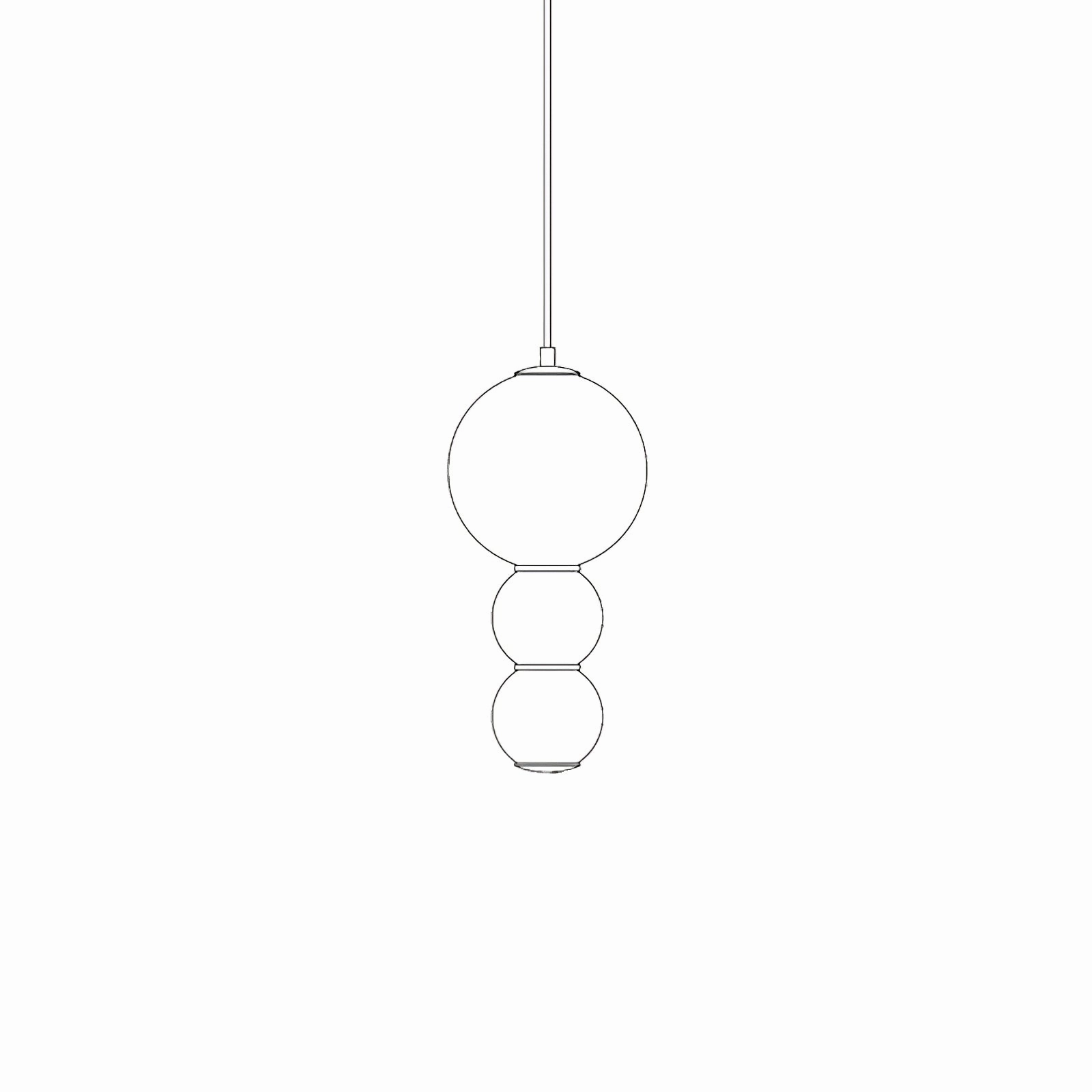 Double Globe Pendant Lamp