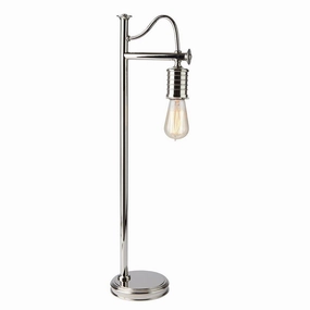 Douille 1 Light Polished Nickel Table Lamp Elstead Lighting energy-saving LED light