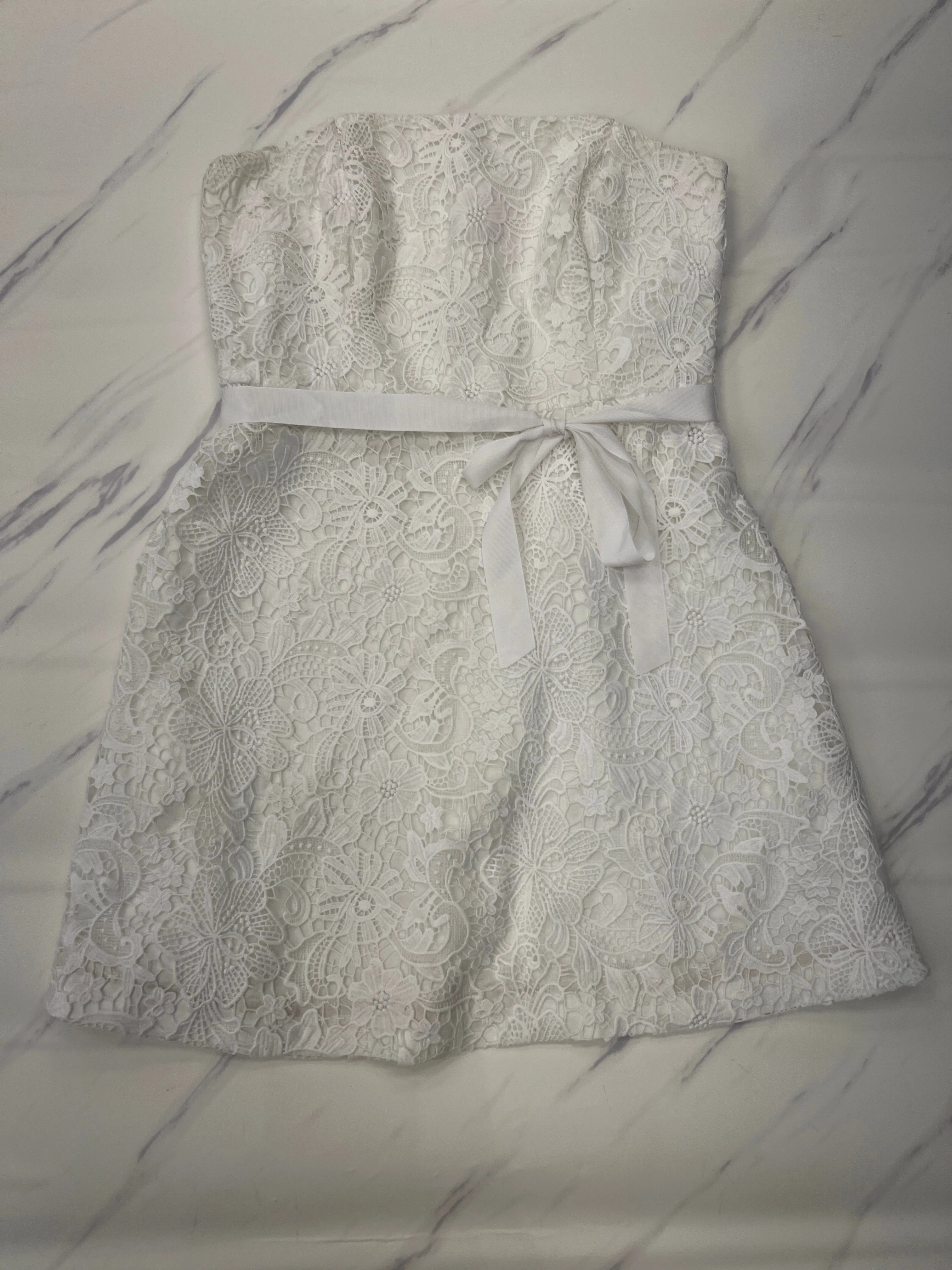 Dress Designer By Lilly Pulitzer In White, Size: 14