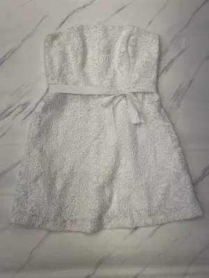 Dress Designer By Lilly Pulitzer In White, Size: 14
