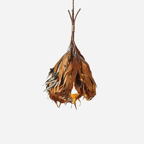 Dried Branch Leaf Pendant Lamp contemporary ceiling lighting