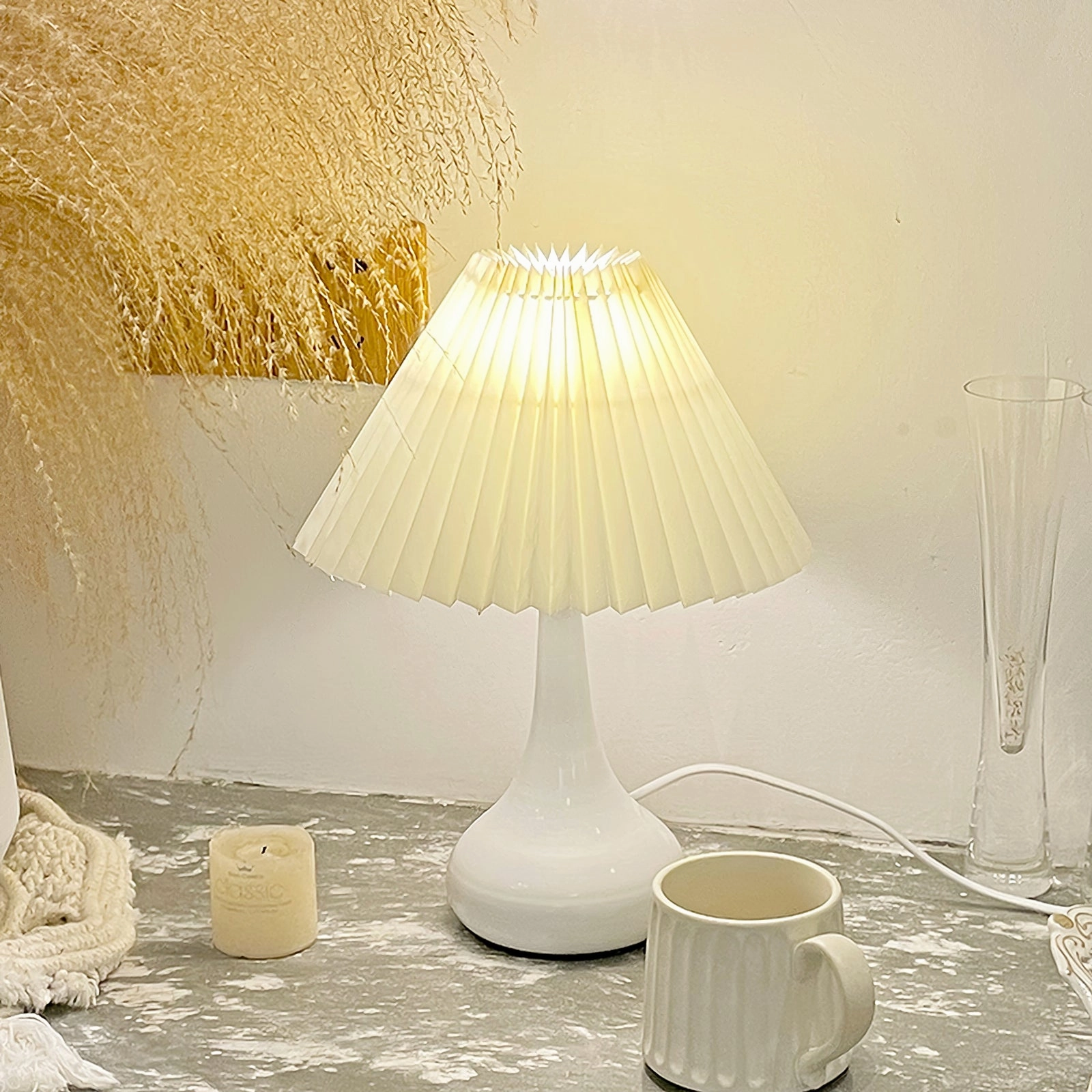 Drum Table Lamp