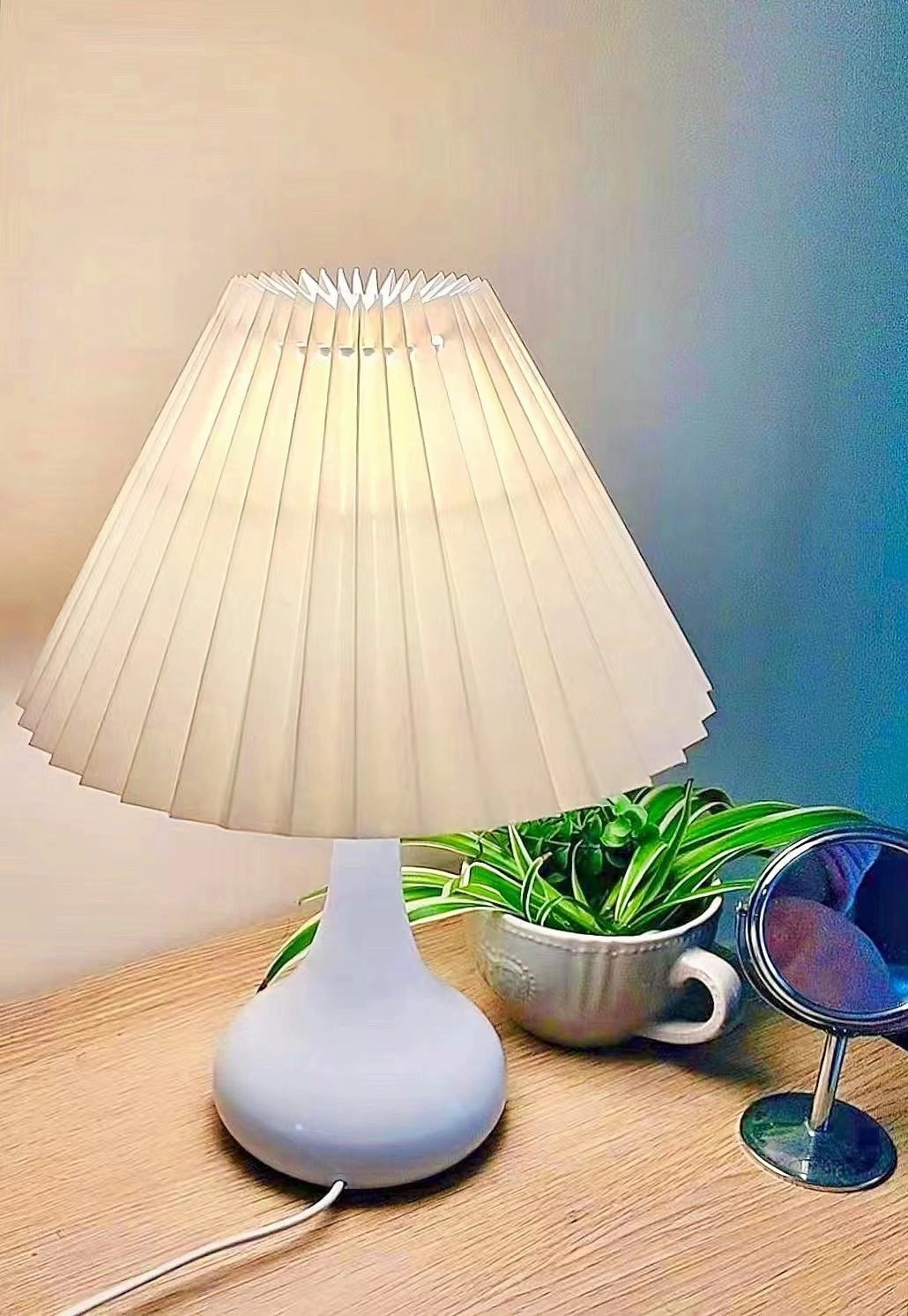 Drum Table Lamp