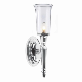 Dryden 1 Light Wall Light, Polished Chrome vintage desk lamp