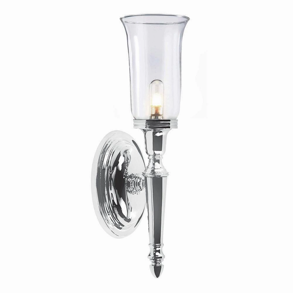 Dryden 1 Light Wall Light, Polished Chrome vintage desk lamp