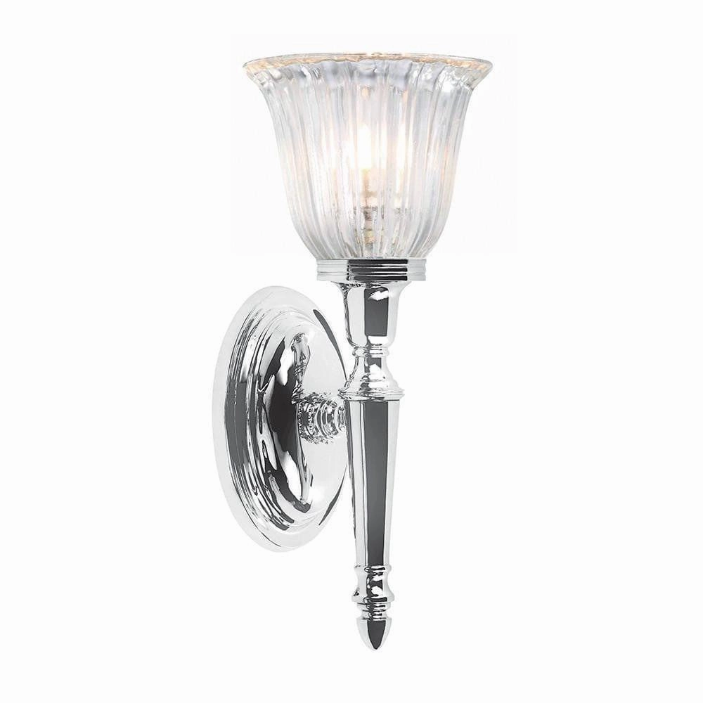 Dryden Cloche Shade Polished Chrome Bathroom Wall Light vintage desk lamp