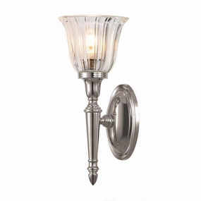 Dryden Polished NIckel Bathroom Wall Light vintage desk lamp