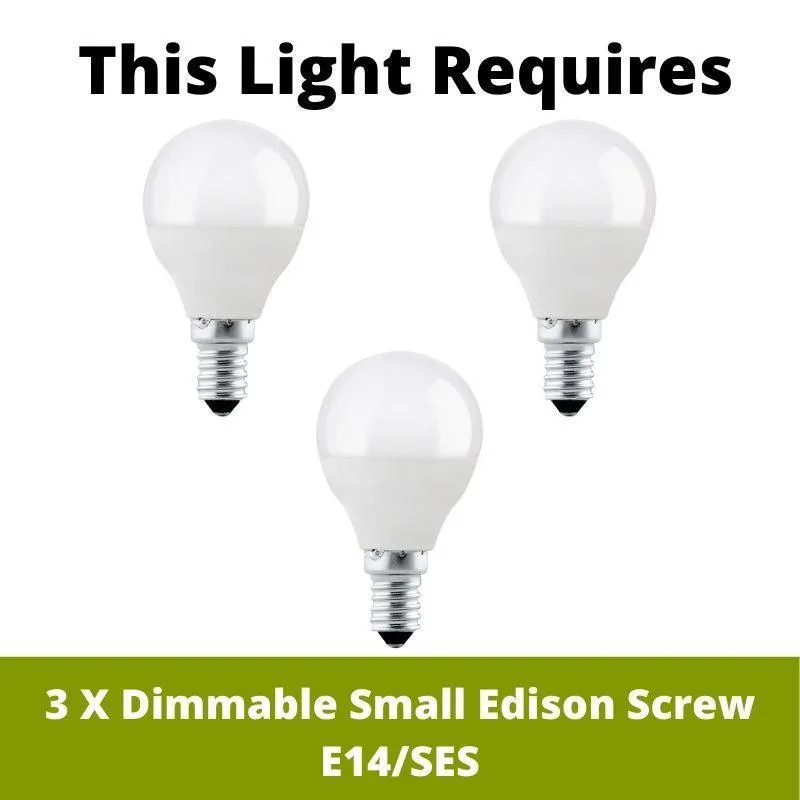 Duo 2 Multi-drop 3 Light Pendant Smokey/Frosted Glass Shades Damaged Box