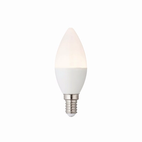 E14 LED Candle Dimmable Lamp Bulb 5.8W - Warm White contemporary ceiling fixture