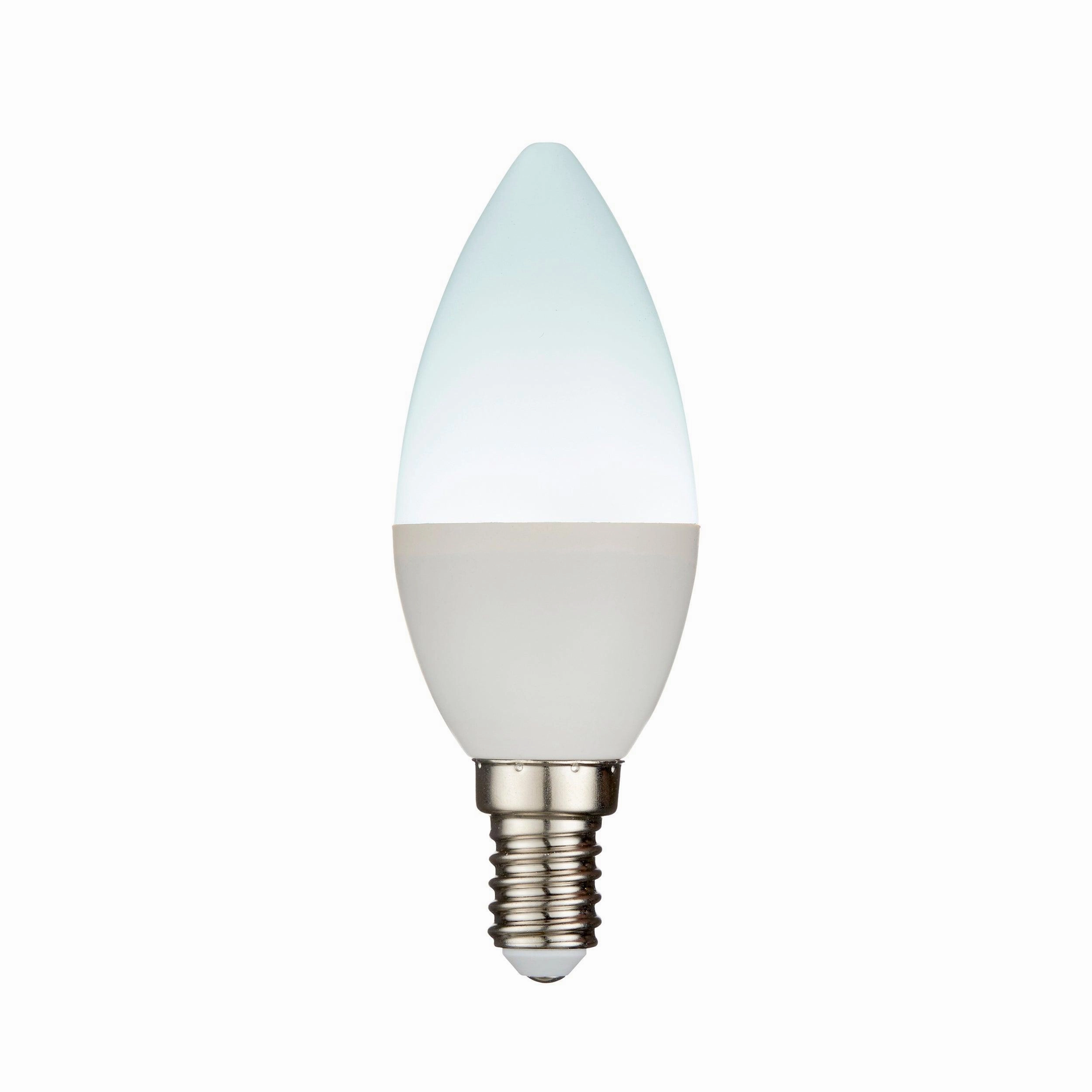 E14 LED Candle Lamp Bulb Daylight White 5W contemporary ceiling fixture