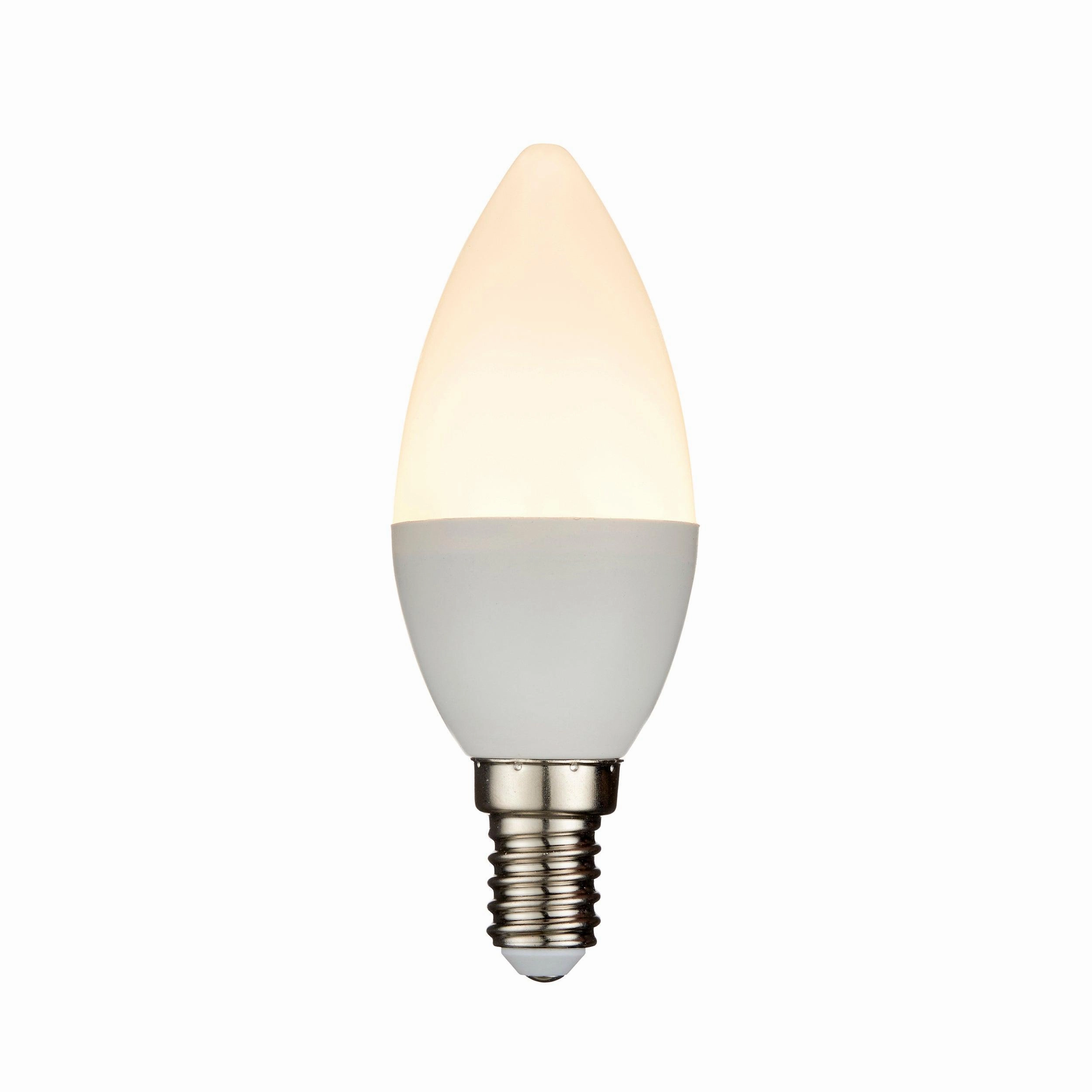 E14 LED Candle Warm White Lamp Bulb 5W contemporary ceiling fixture