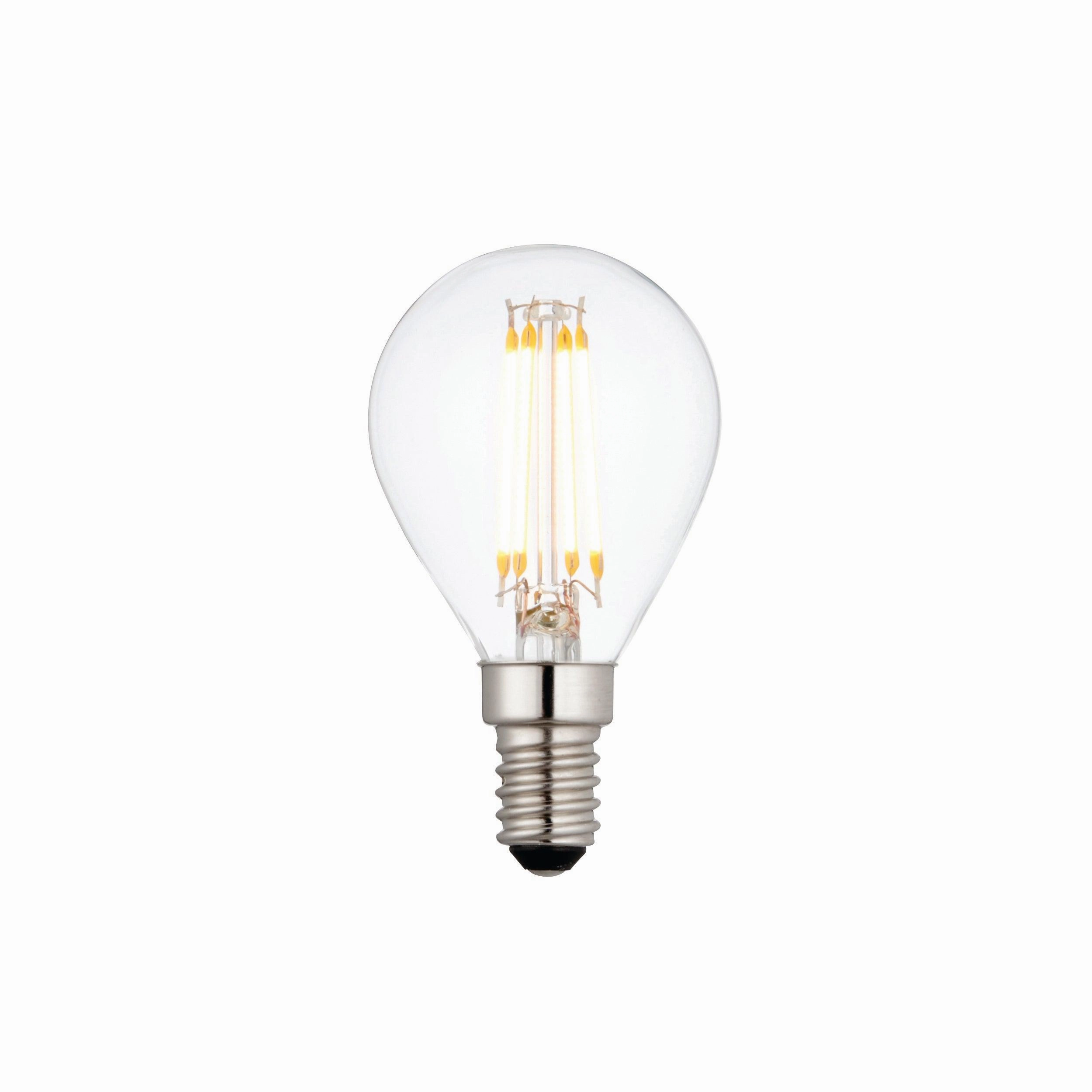 E14 LED Filament Warm White Golf Ball Lamp Bulb 4W contemporary ceiling fixture