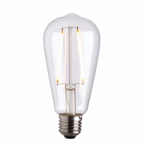 E27 LED Decorative Filament Clear Pear Shaped 2w Light Bulb contemporary ceiling fixture