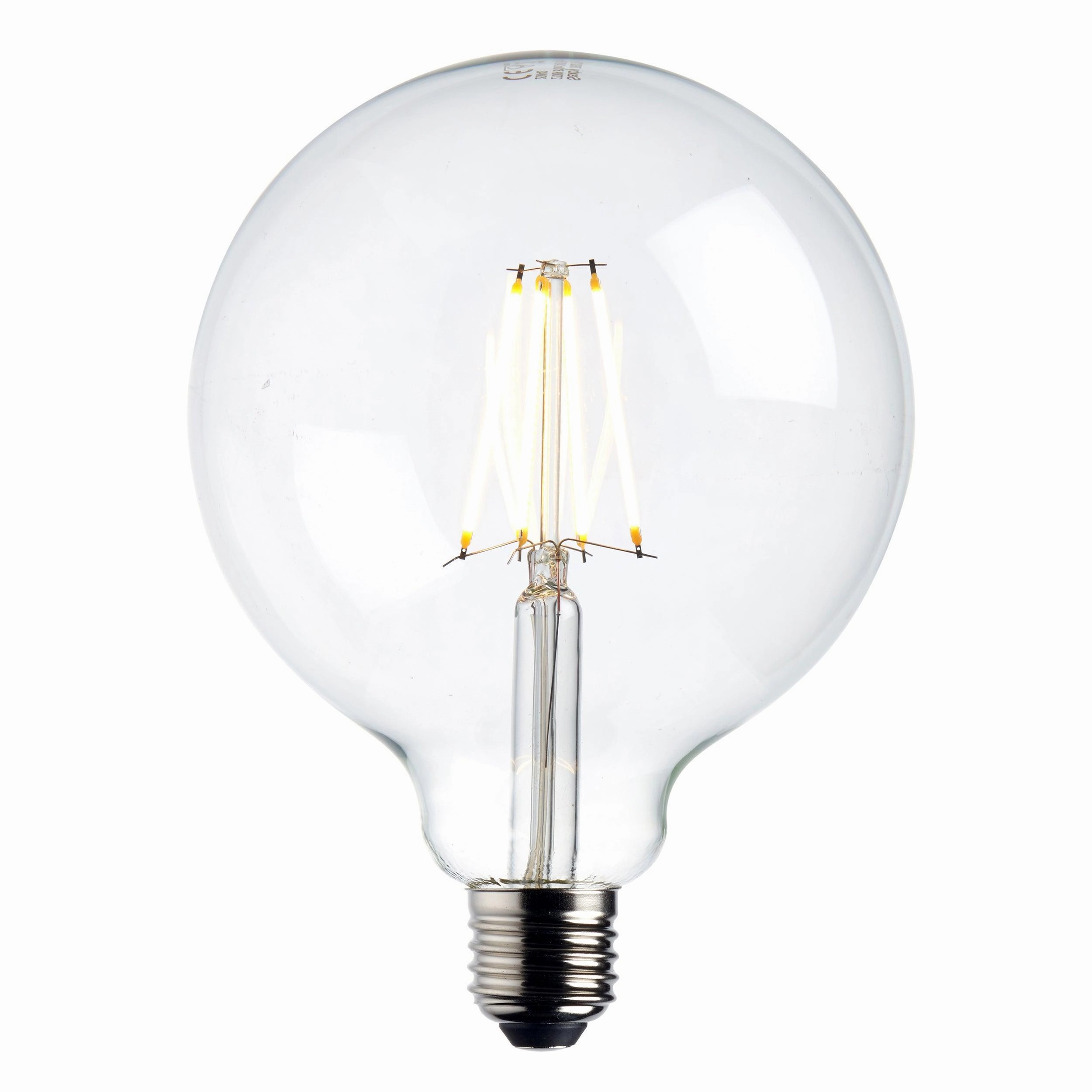 E27 LED Filament Globe Dimmable Lamp Bulb 125mm 7W contemporary ceiling fixture