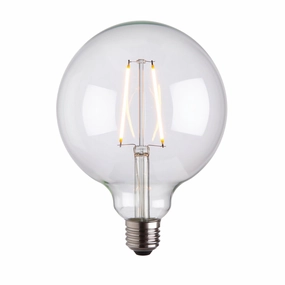 E27 LED Large Globe Filament LED 2w Light Bulb - 125mm Dia contemporary ceiling fixture