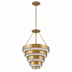 Echelon 4 Light Brass Ceiling Pendant Light sleek LED ceiling lamp