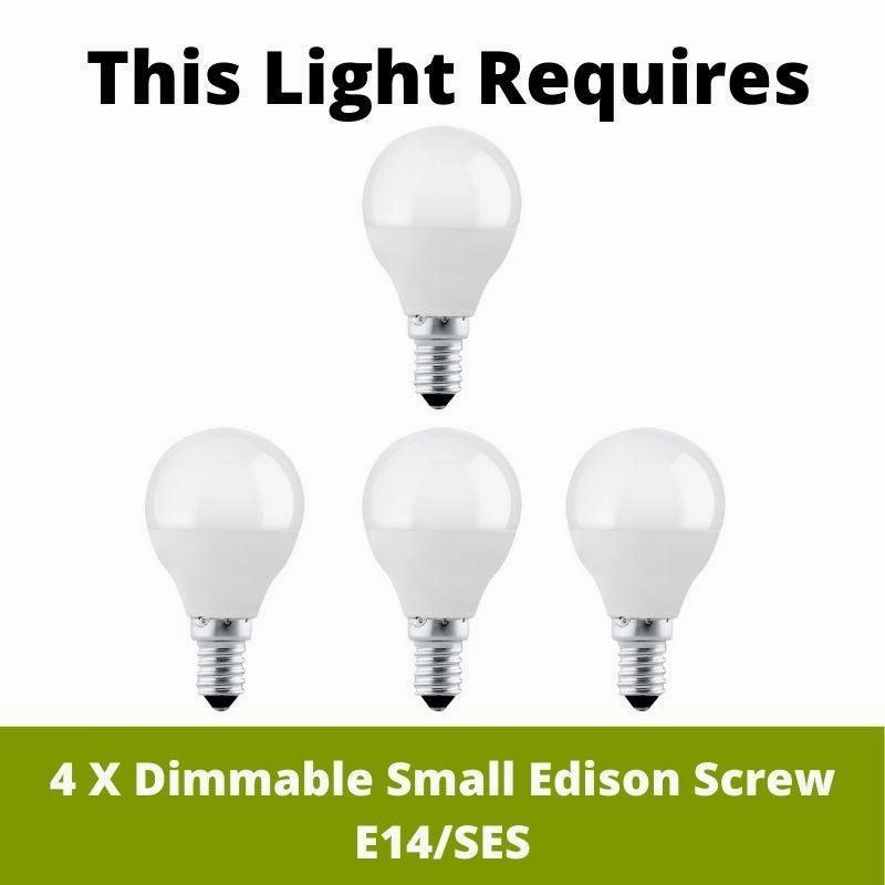Echelon 4 Light Brass Ceiling Pendant Light