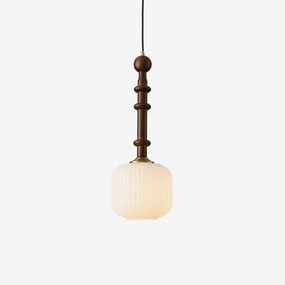 Edison Wood Pendant Light surface mount ceiling lamp