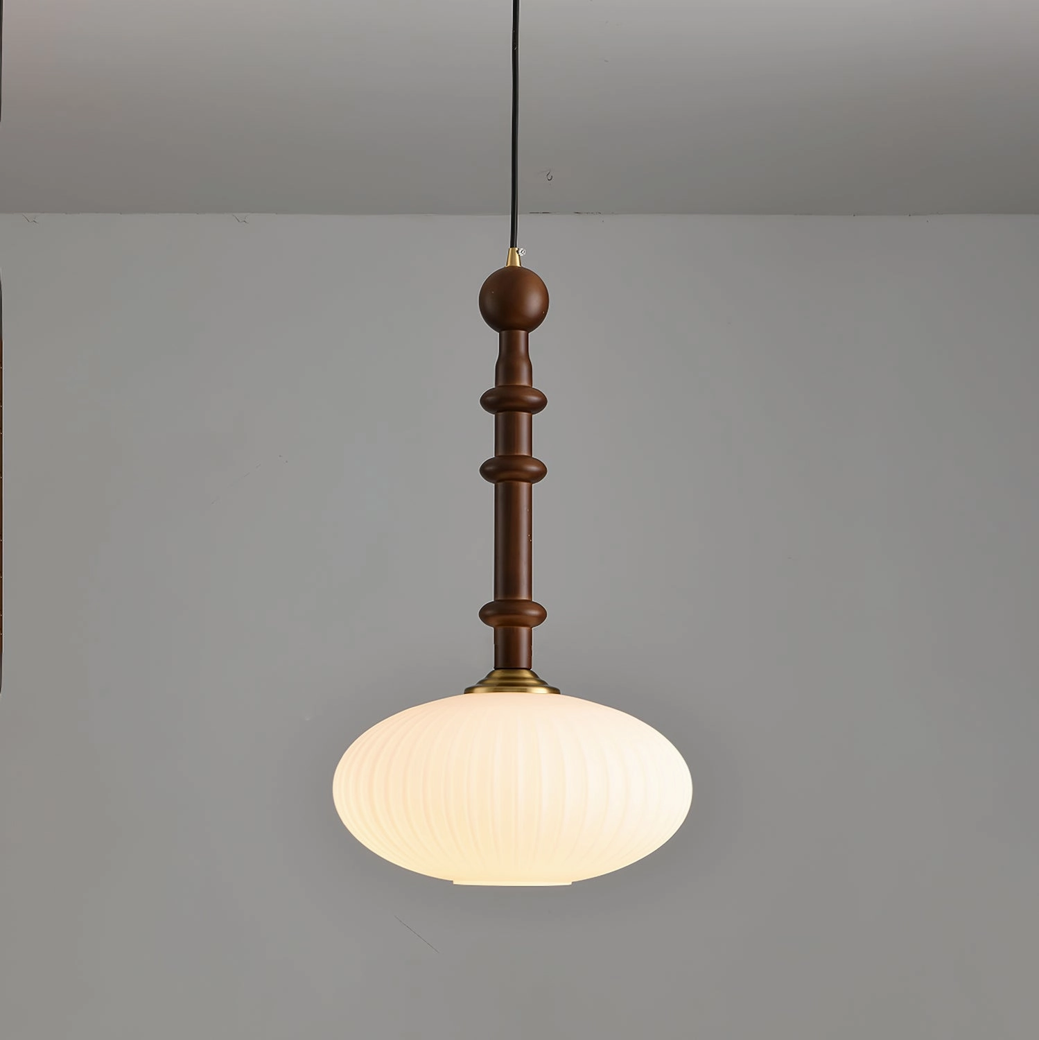 Edison Wood Pendant Light