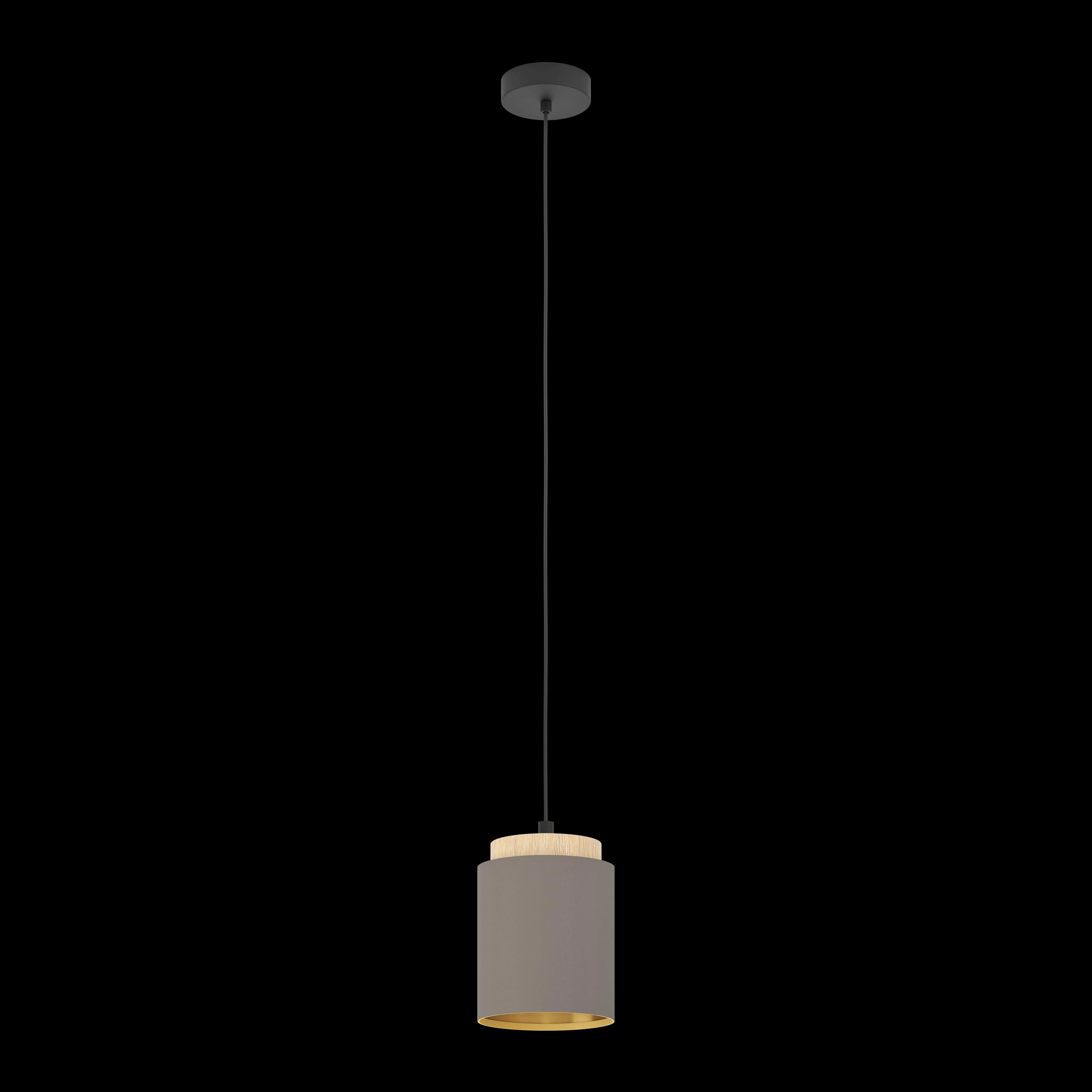 Eglo Albariza Brown & Gold Fabric Ceiling Pendant