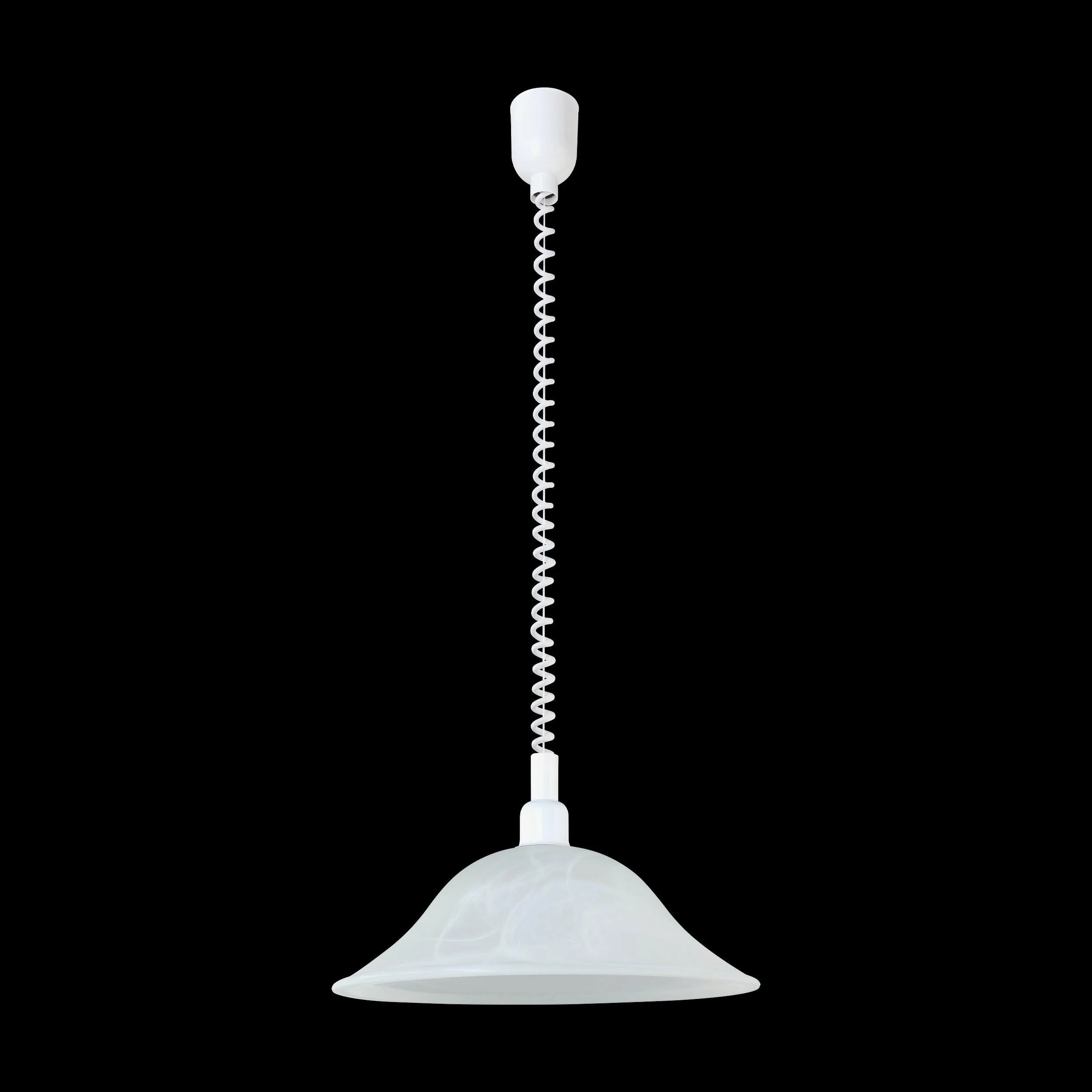 Eglo Alessandra White Alabaster Glass Round Ceiling Pendant