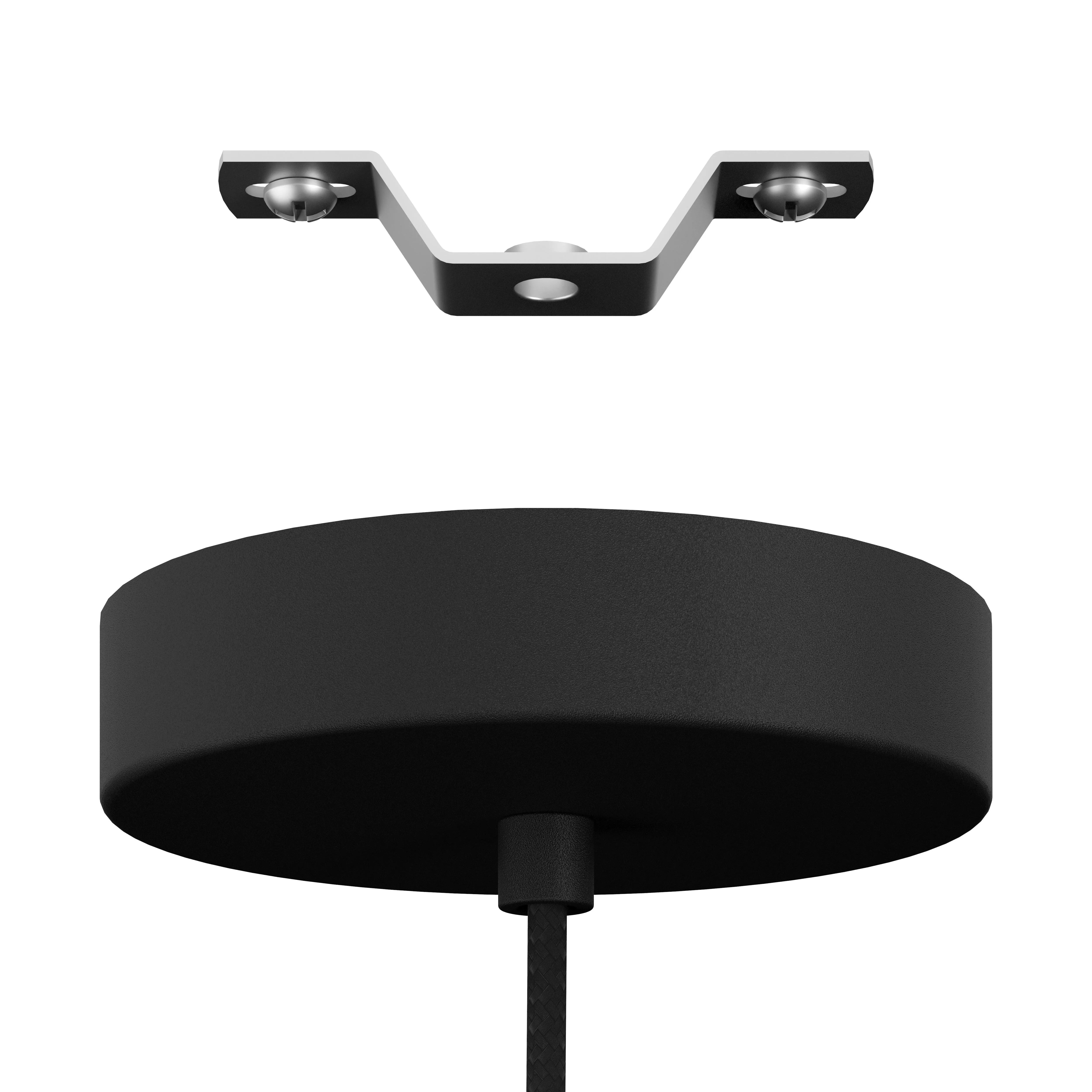 Eglo Bajazzara Elongated Black Wood Segments Ceiling Pendant