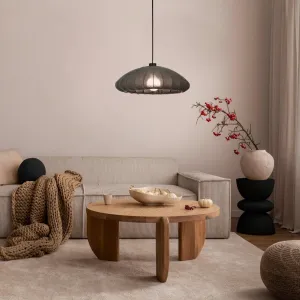 Eglo Barlaston Grey Fabric Lampshade Ceiling Pendant flush mount ceiling fixture
