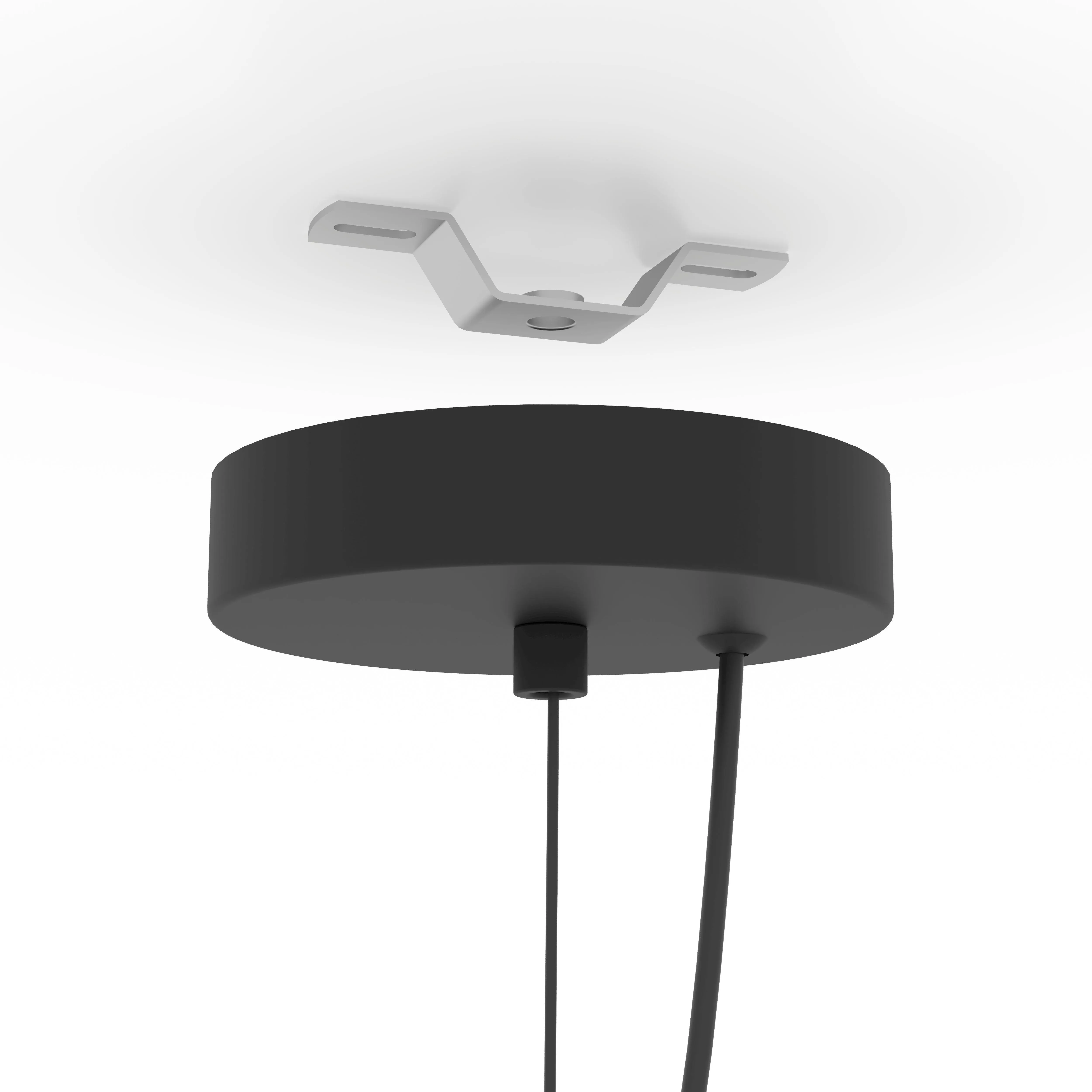 Eglo Camasca Bell Shaped Black Metal Ceiling Pendant